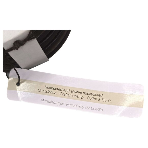 Cutter & Buck Leather Coaster Set of 6 American Home Mortgage Storage Box - Picture 5 of 15